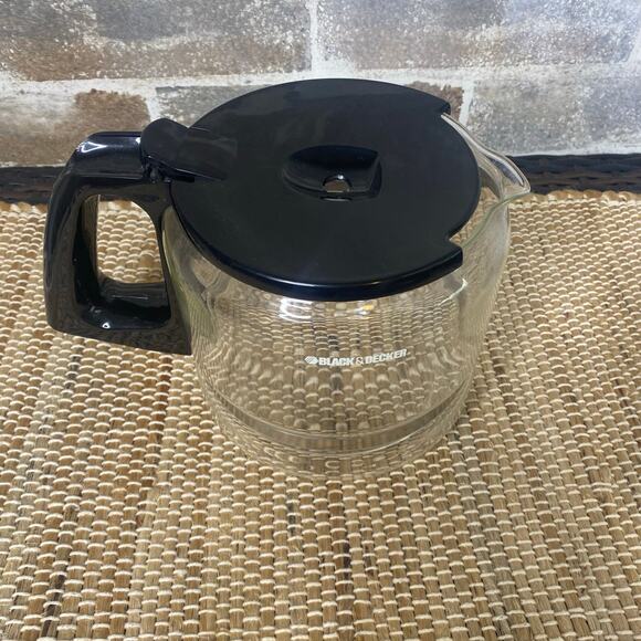 Black & Decker 12 Cup Replacement Glass Coffee Carafe Decanter Pot for Auto Drip - Picture 4 of 6